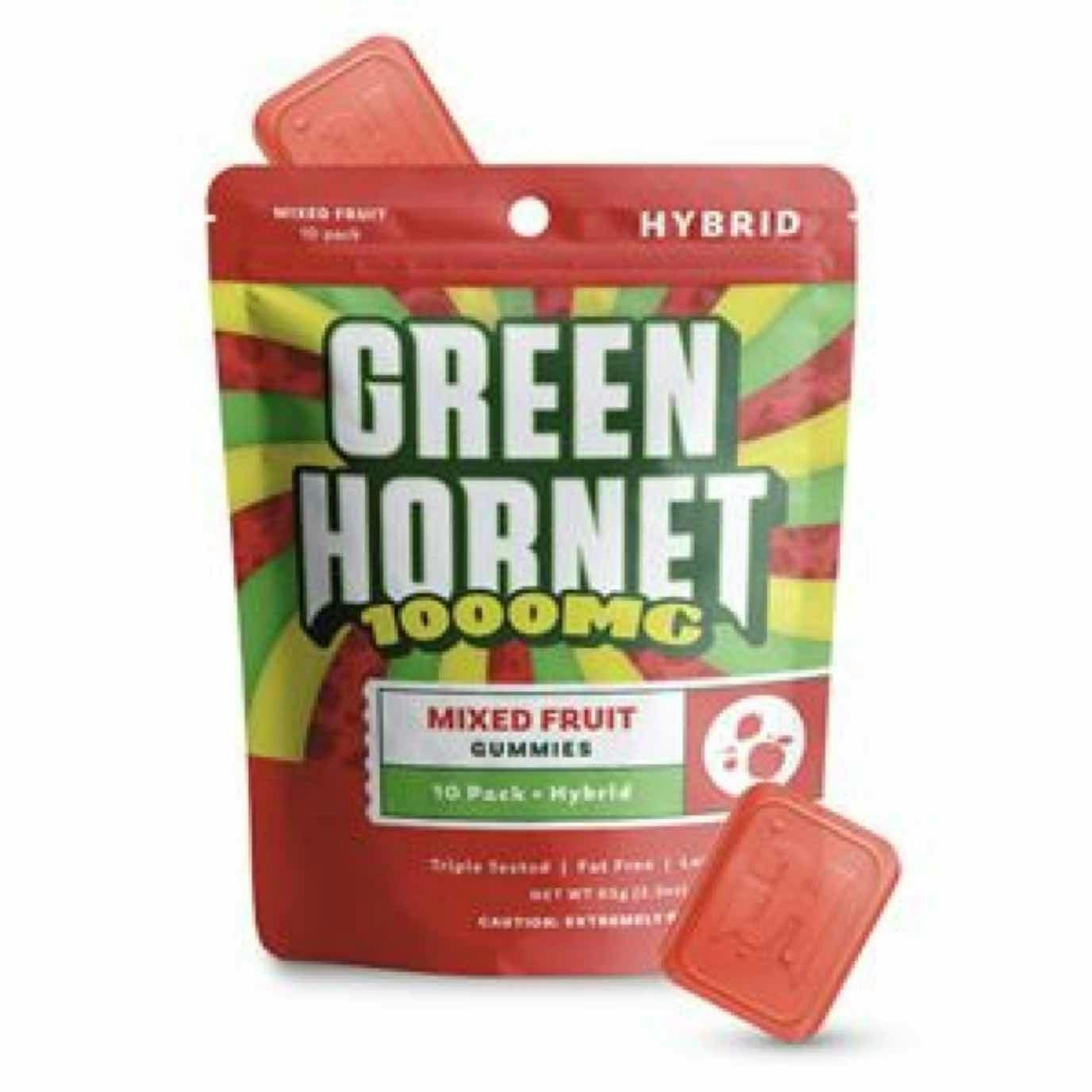 Green Hornet Sour Mega Dose Mixed Fruit 1000mg