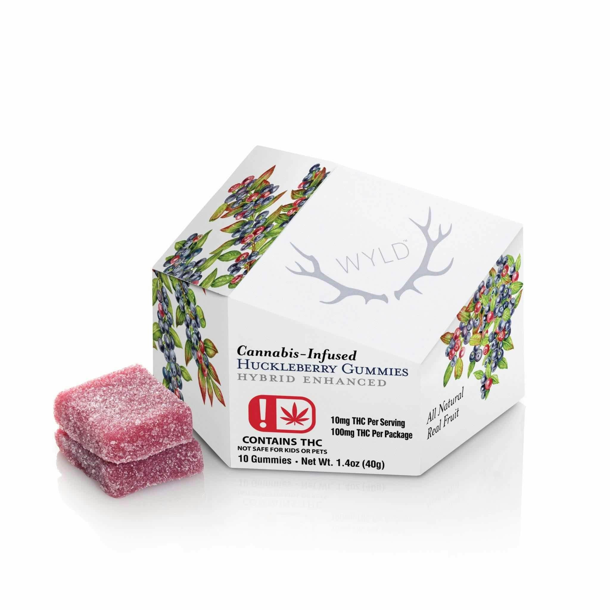 Huckleberry Hybrid Enhanced Gummies | 100mg | 10ct | 10mg/ea