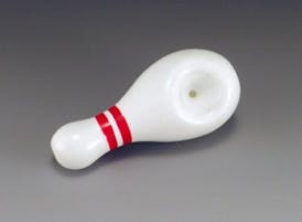 Large Hand Pipe Bowling Pin $30