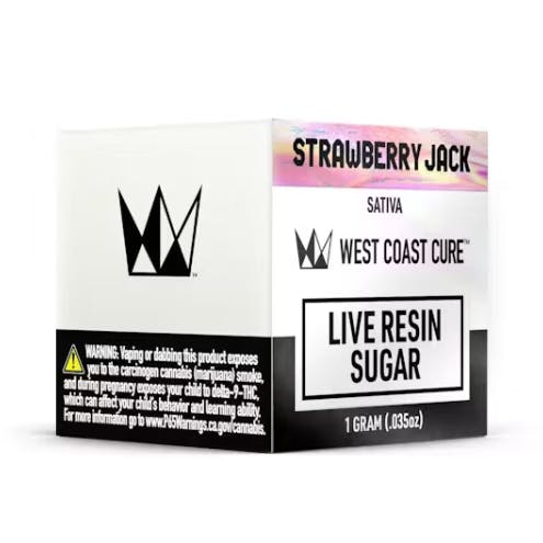 West Coast Cure - Strawberry Jack Live Resin Sugar - 1 g