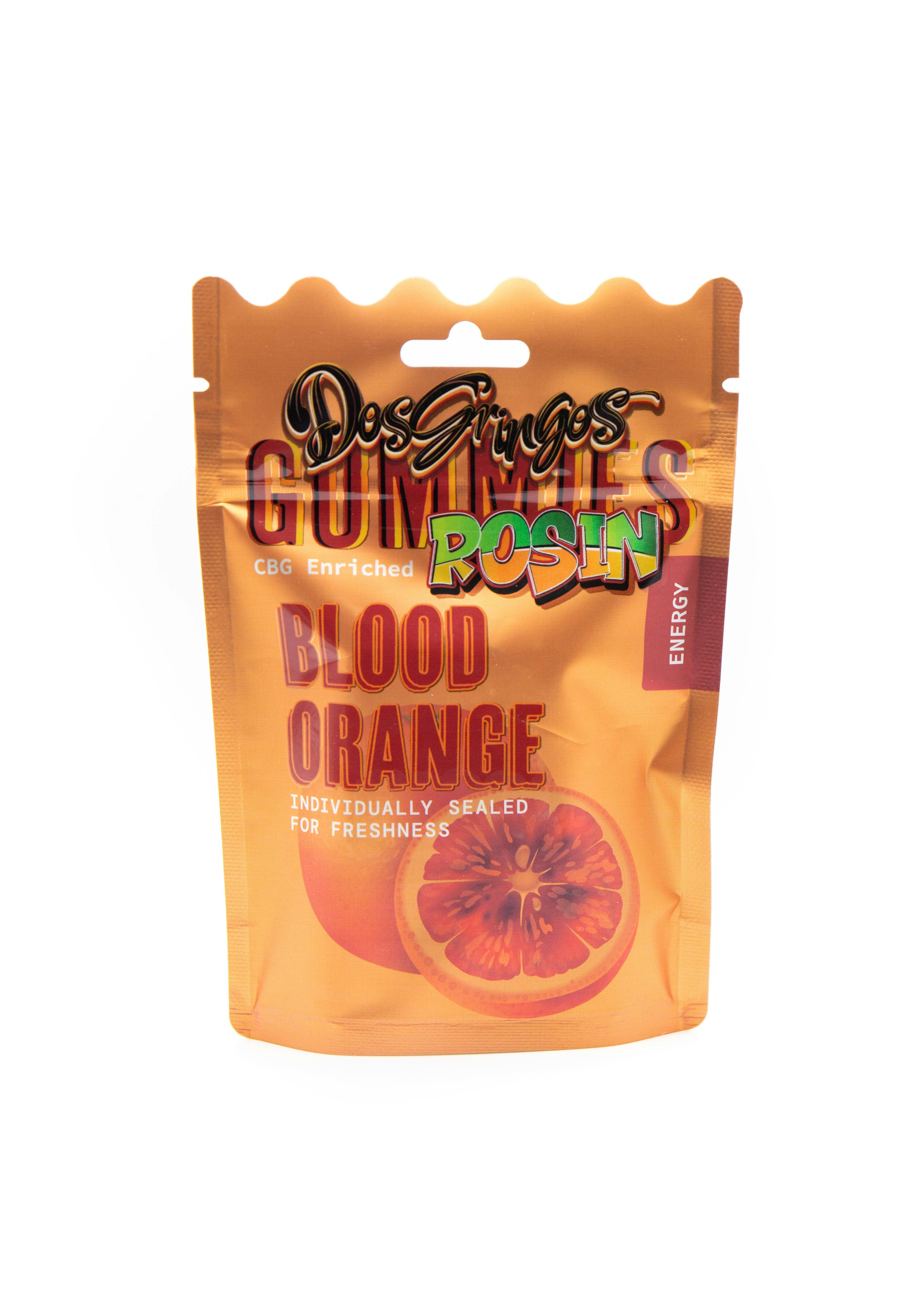 Dos Gringos Gummies Blood Orange Energy 100MG at Peace Pipe Cannabis & Trading Post