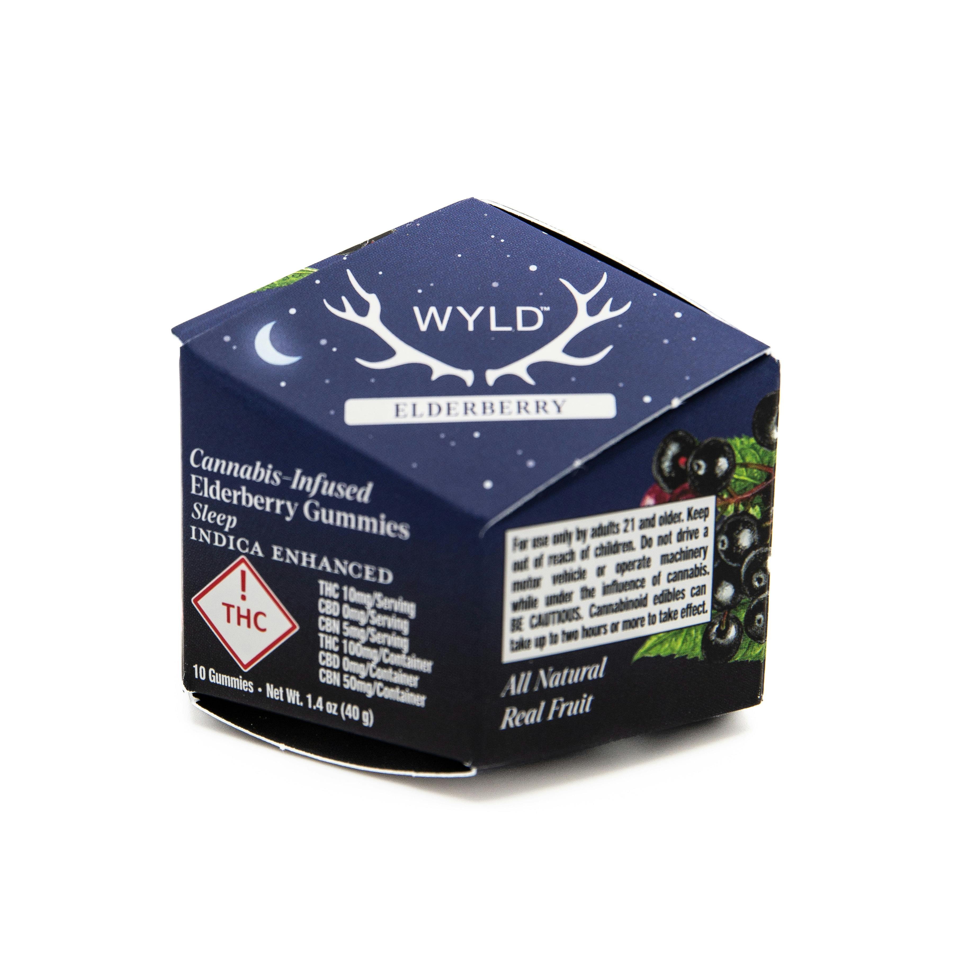 Wyld - Elderberry Sleep 100mg THC at Peace Pipe Cannabis & Trading Post