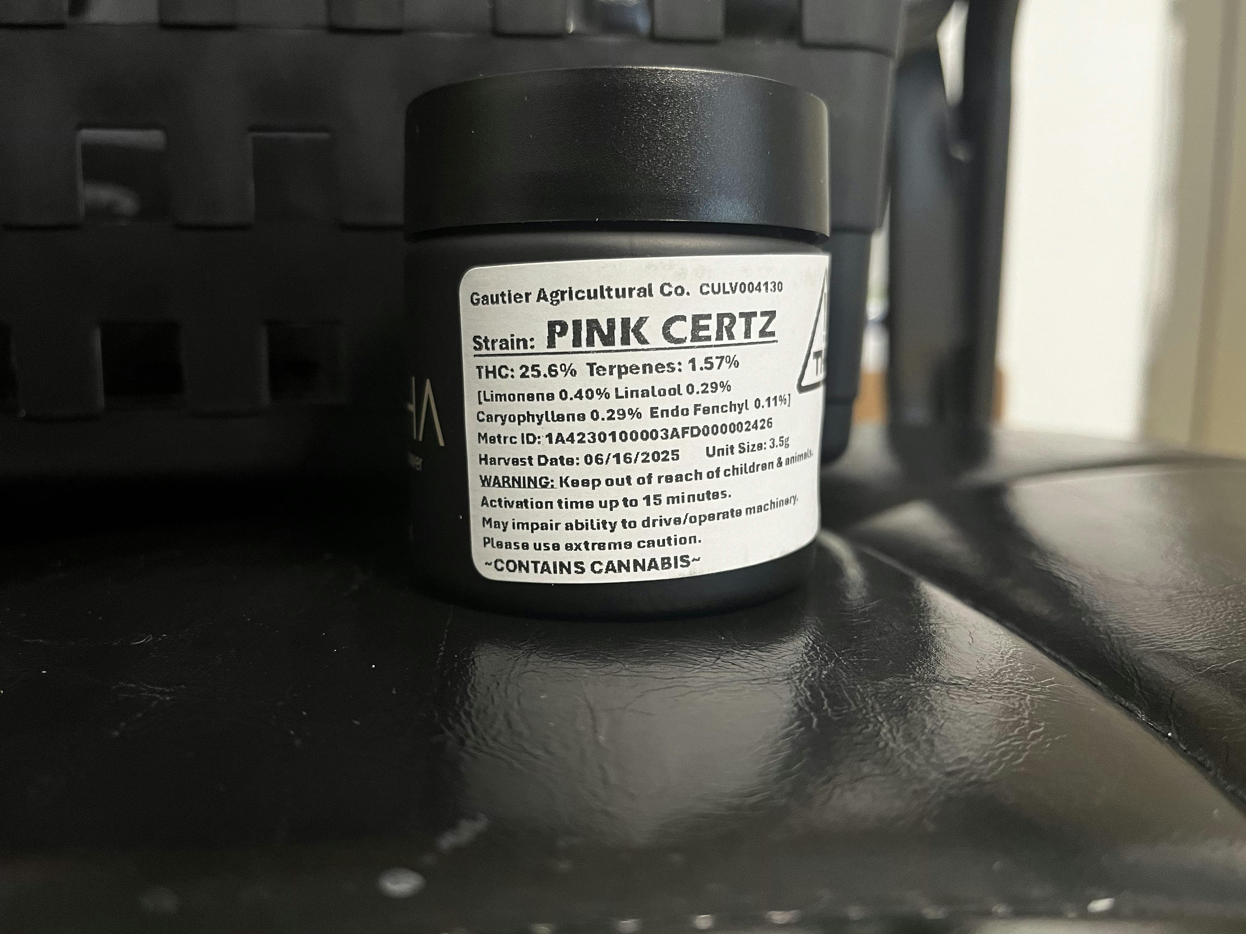 Pink Certz