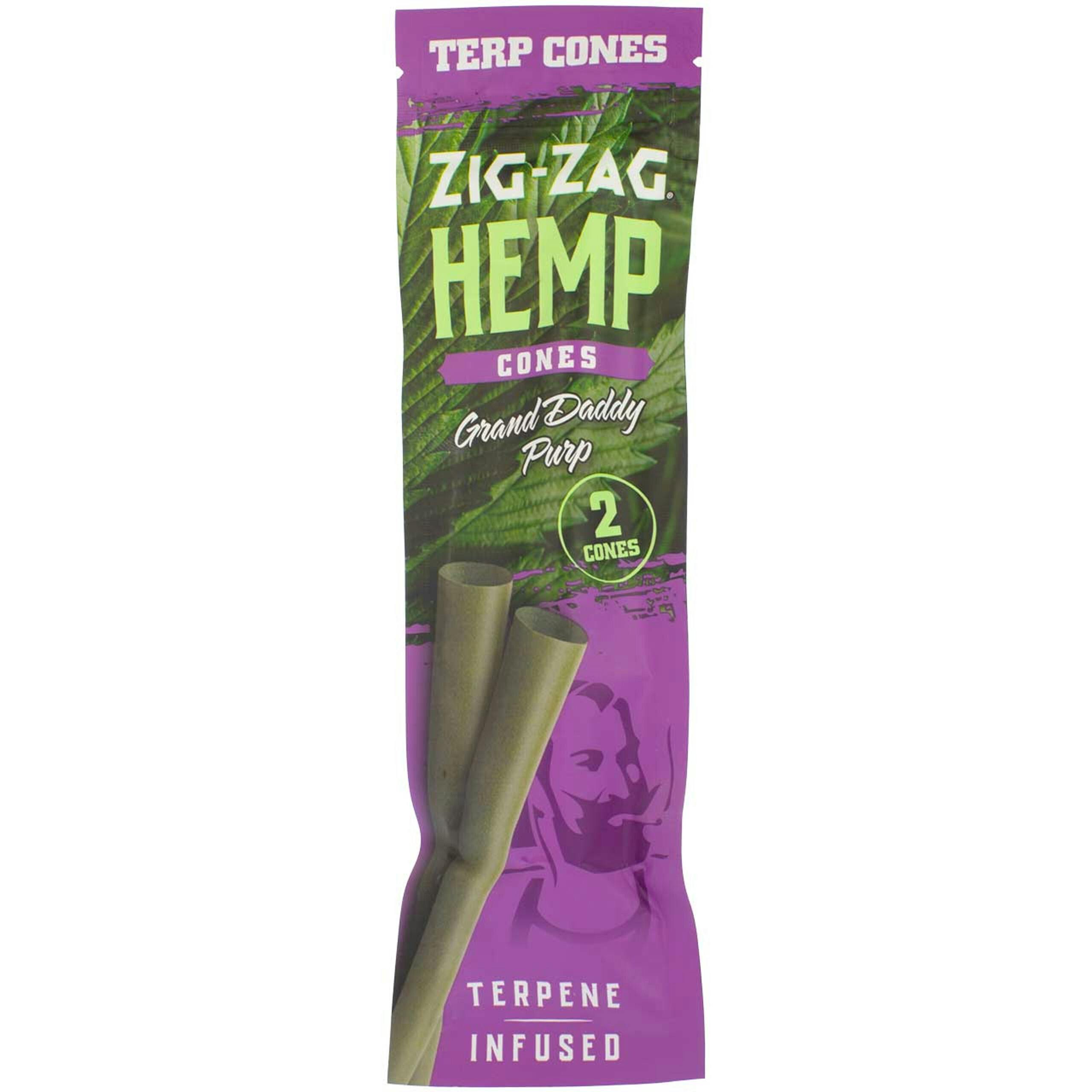 Zig-Zag Hemp Terp Cones GrandDaddy Purp