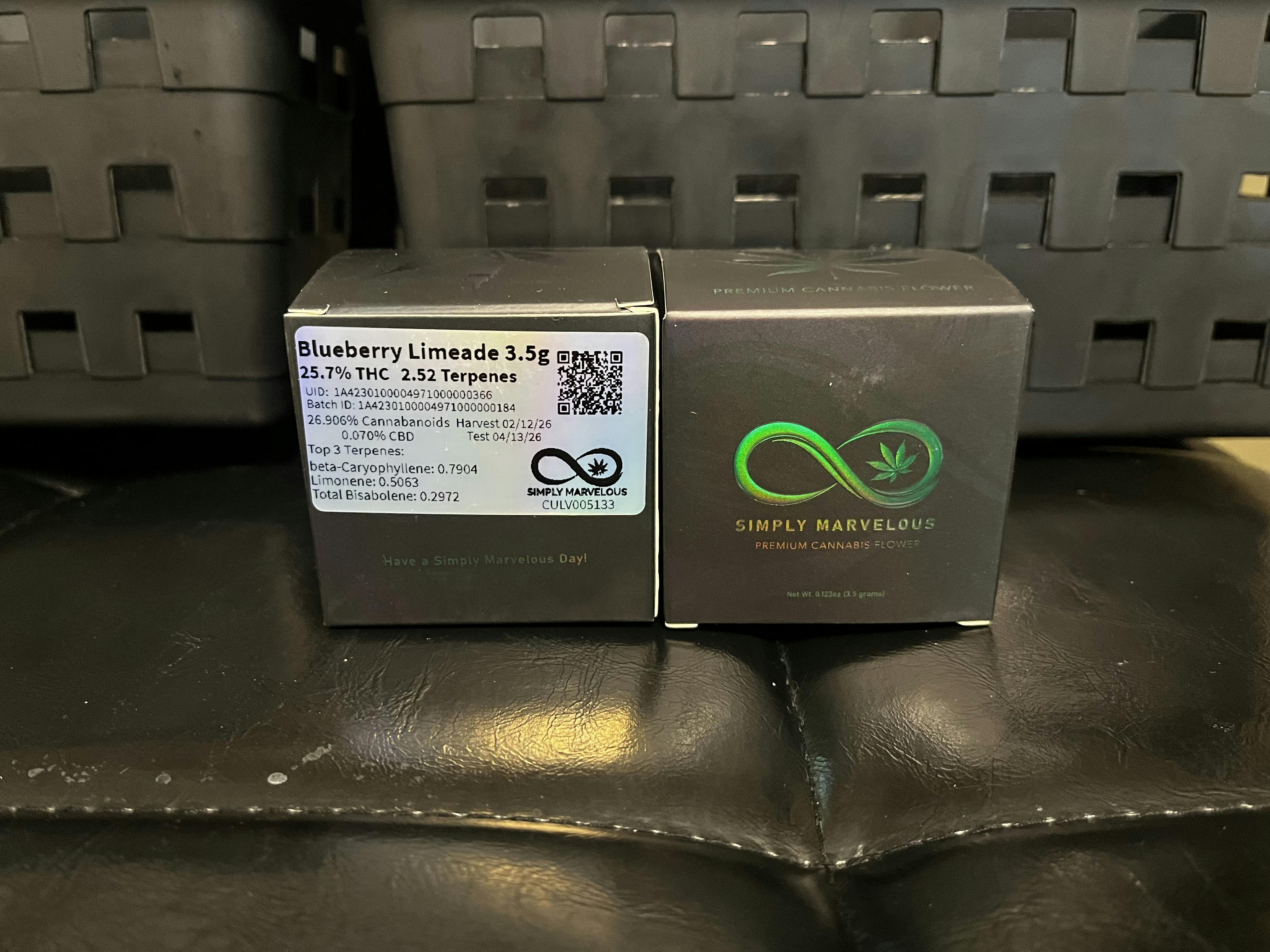 Blueberry Limeade F2 3.5g Units