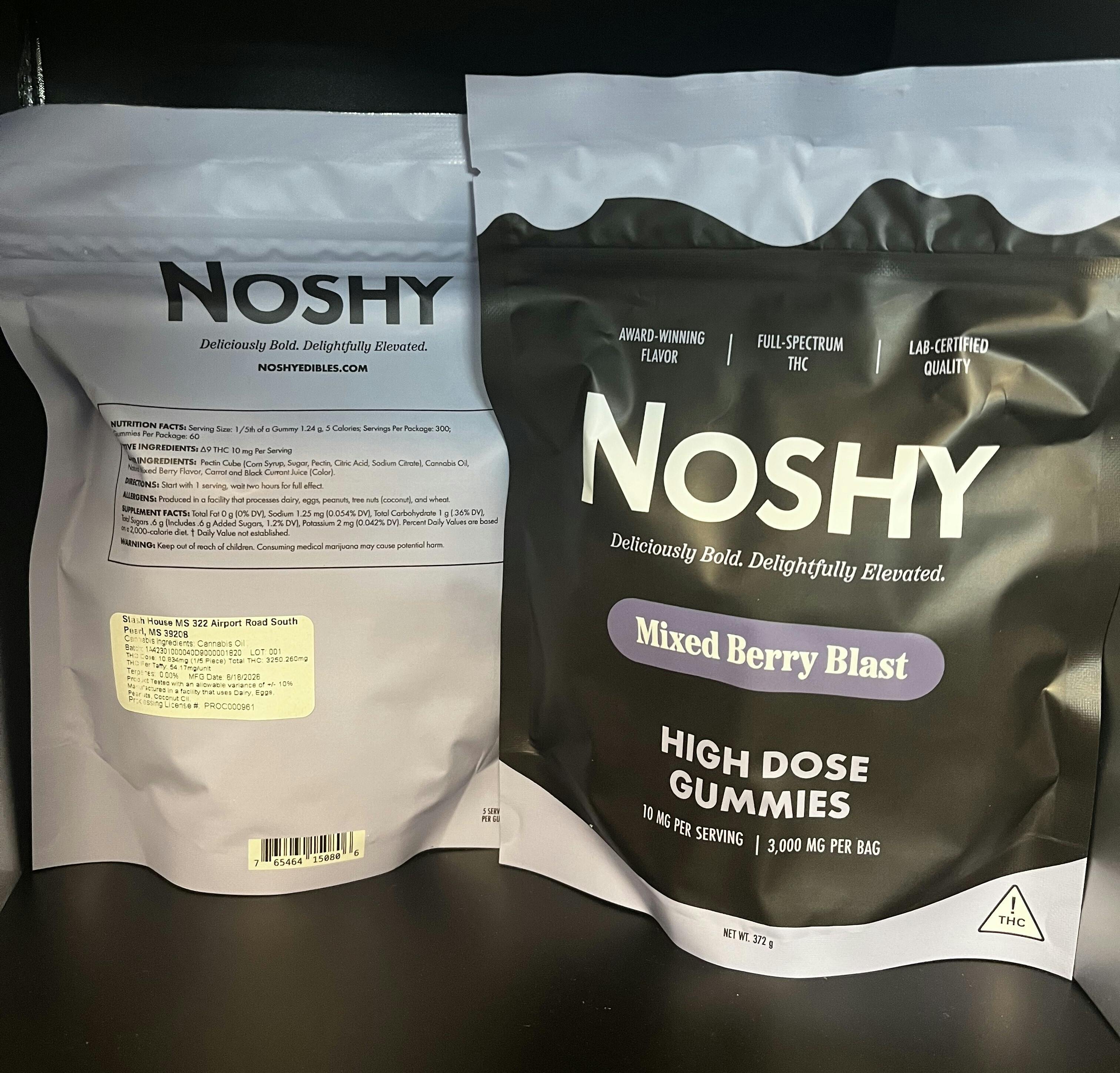 Noshy Mixed Berry Blast High Dose 3000mg 60 pack