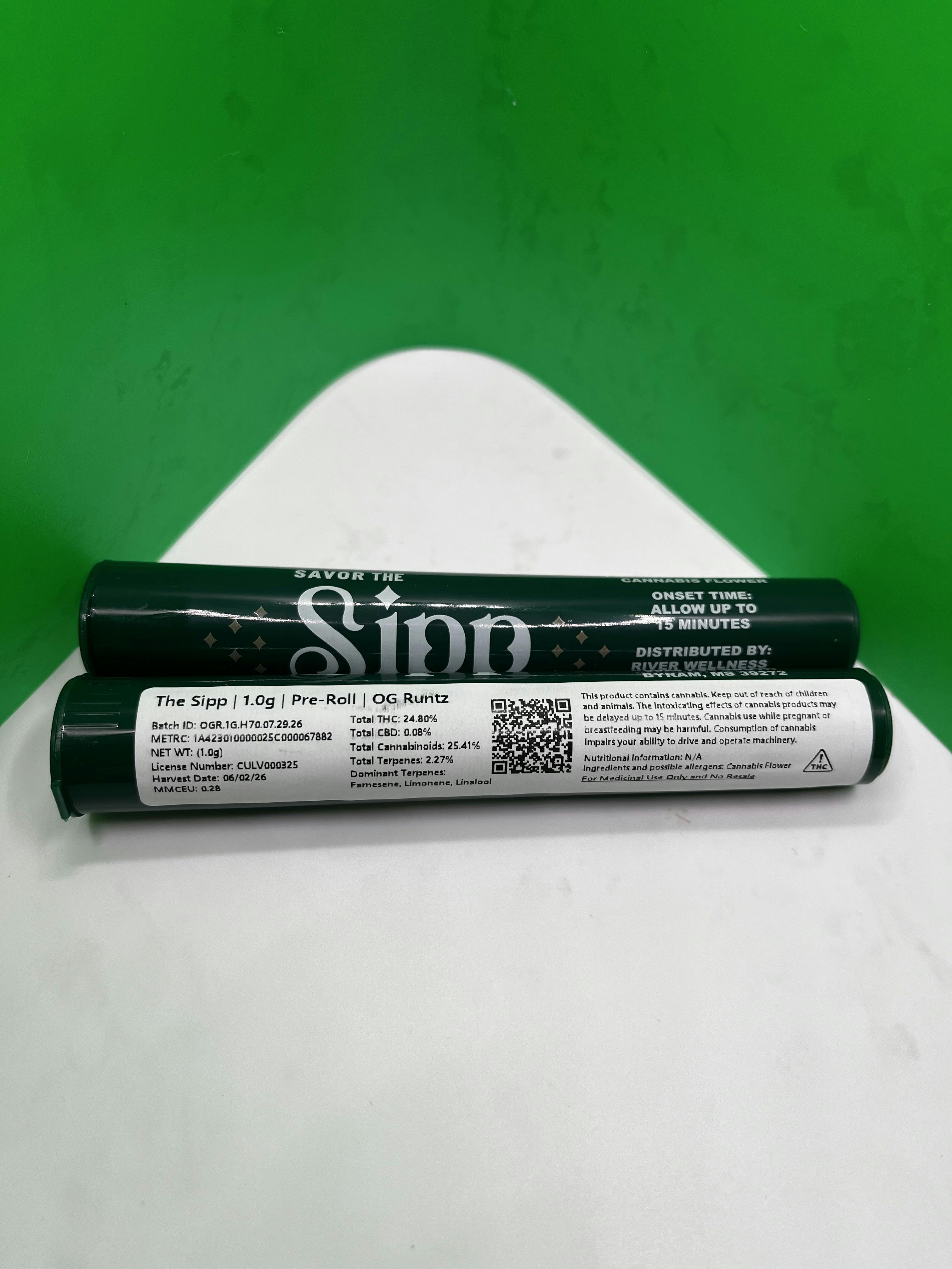 The Sipp | OG Runtz 1g Preroll