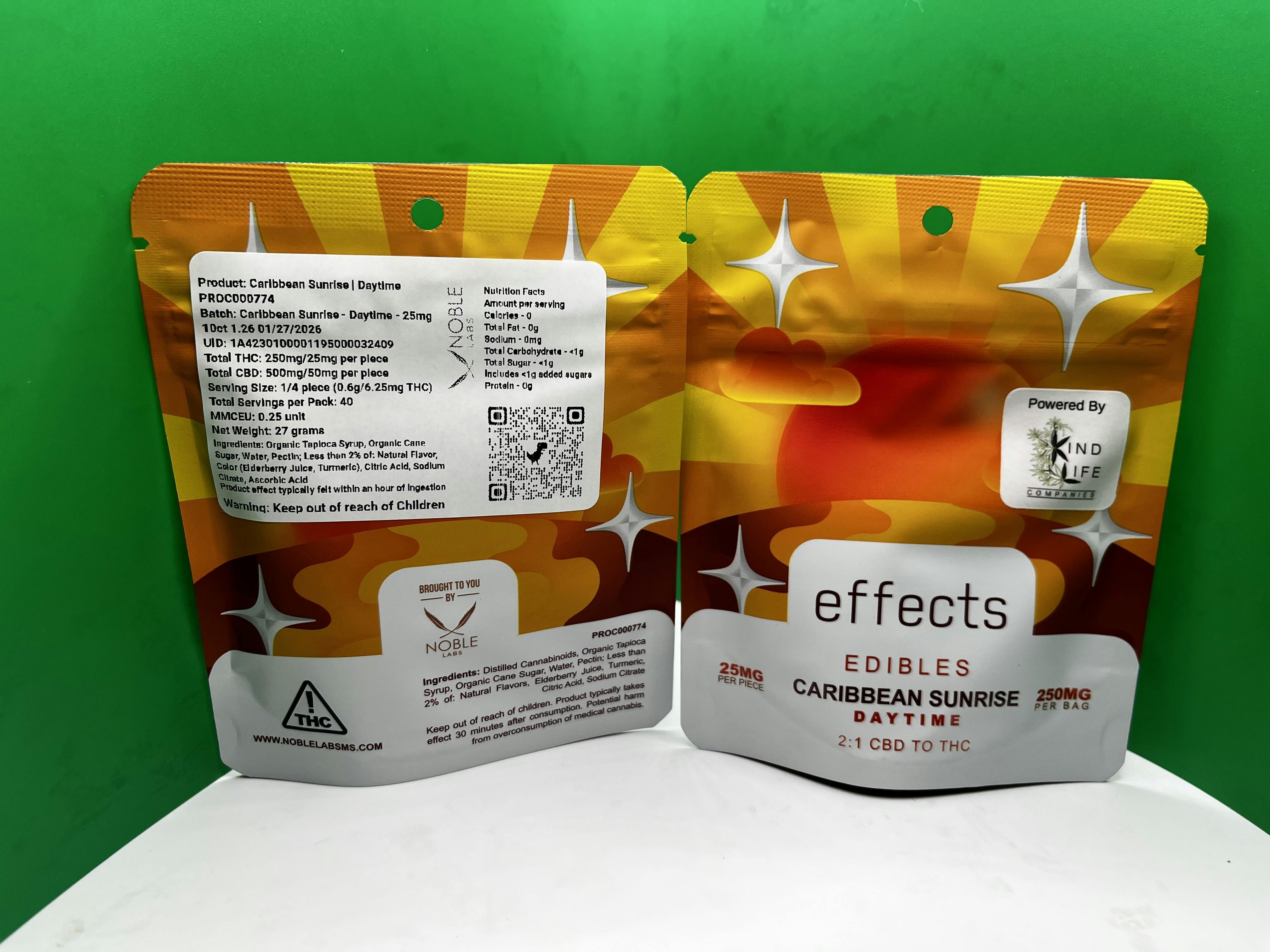 Caribbean Sunrise - Daytime - 25mg 10ct 1.26
