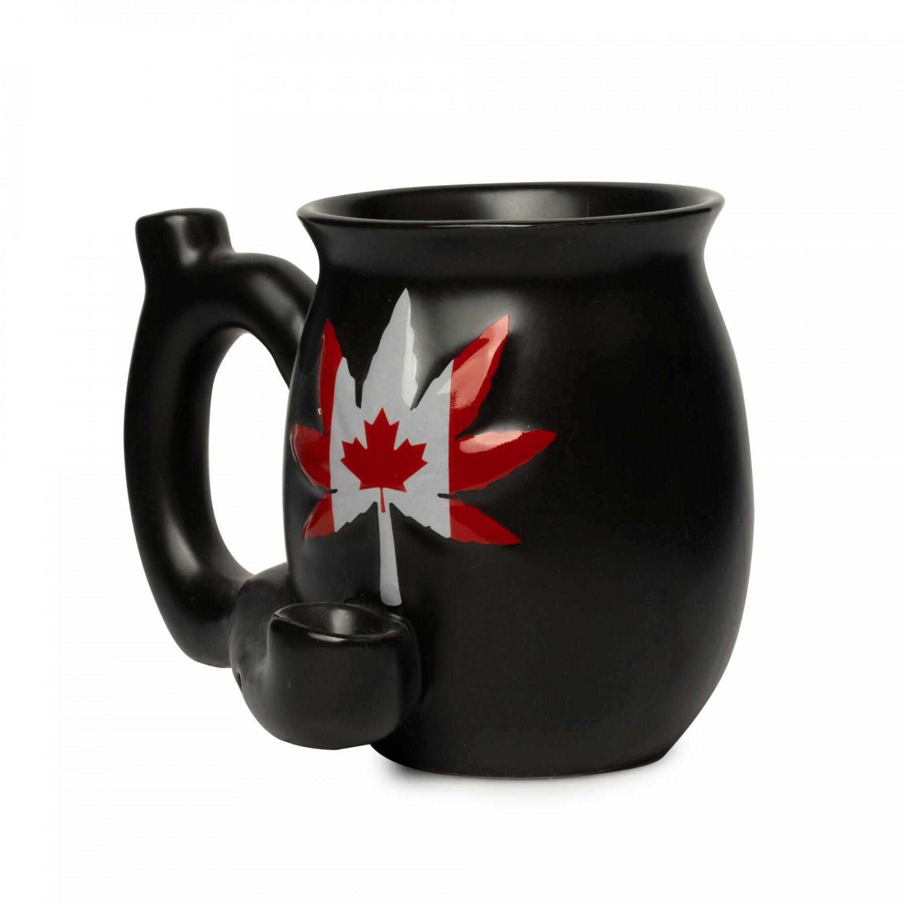 Ceramic Mug Pipe - Canada Maple Leaf