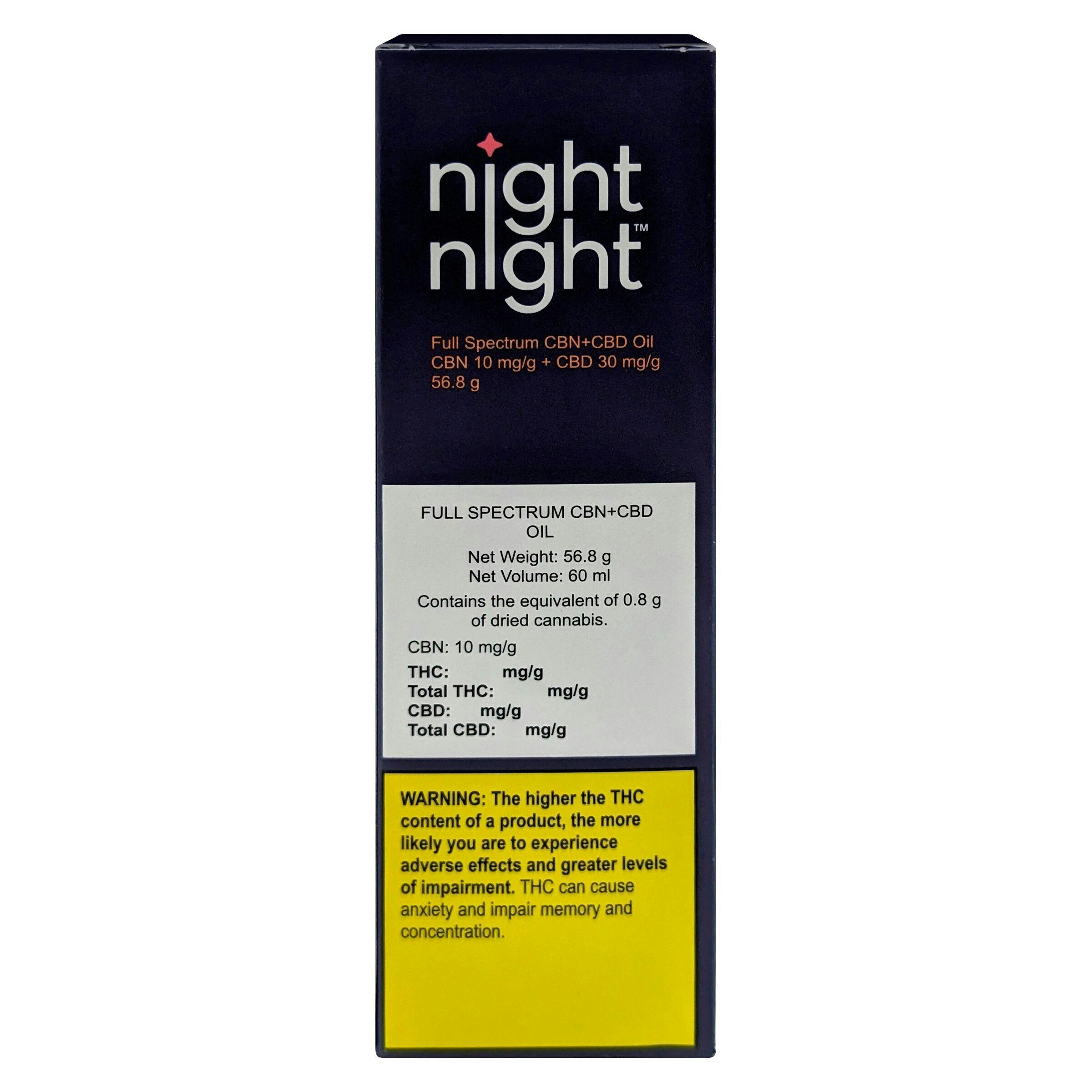 Full Spectrum CBN+CBD Oil - 60ml
