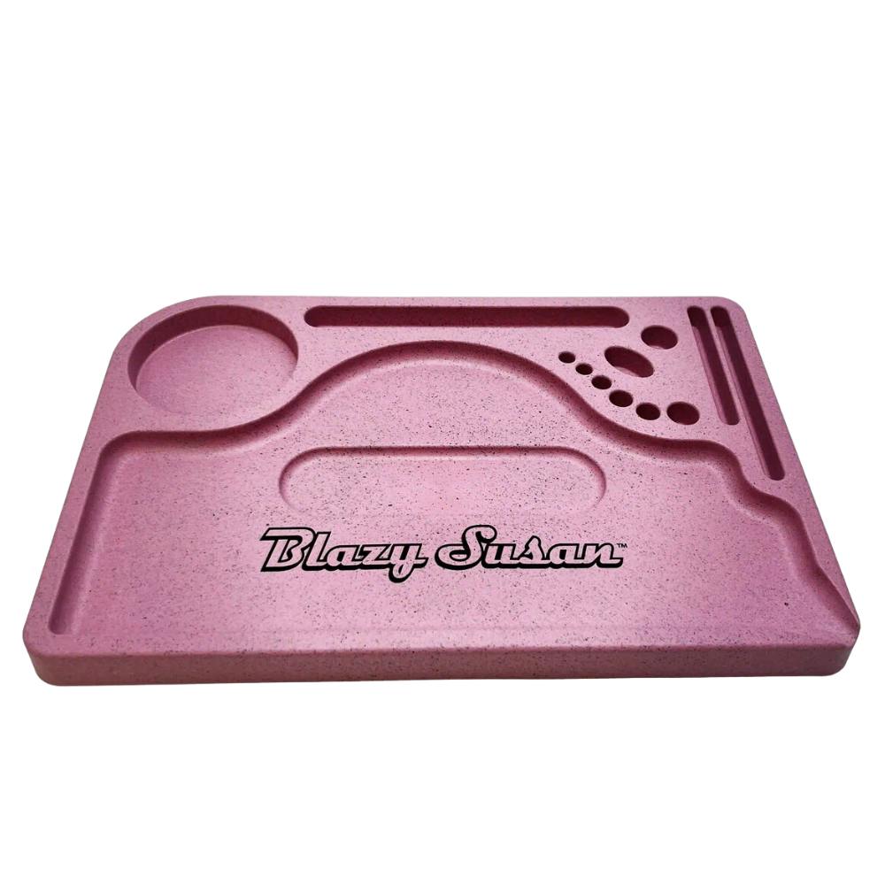 Hemp Plastic Rolling Tray - Pink