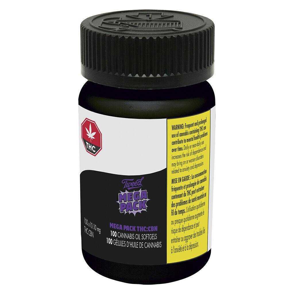 Mega Pack THC:CBN 10:10 x 100 - 100 caps