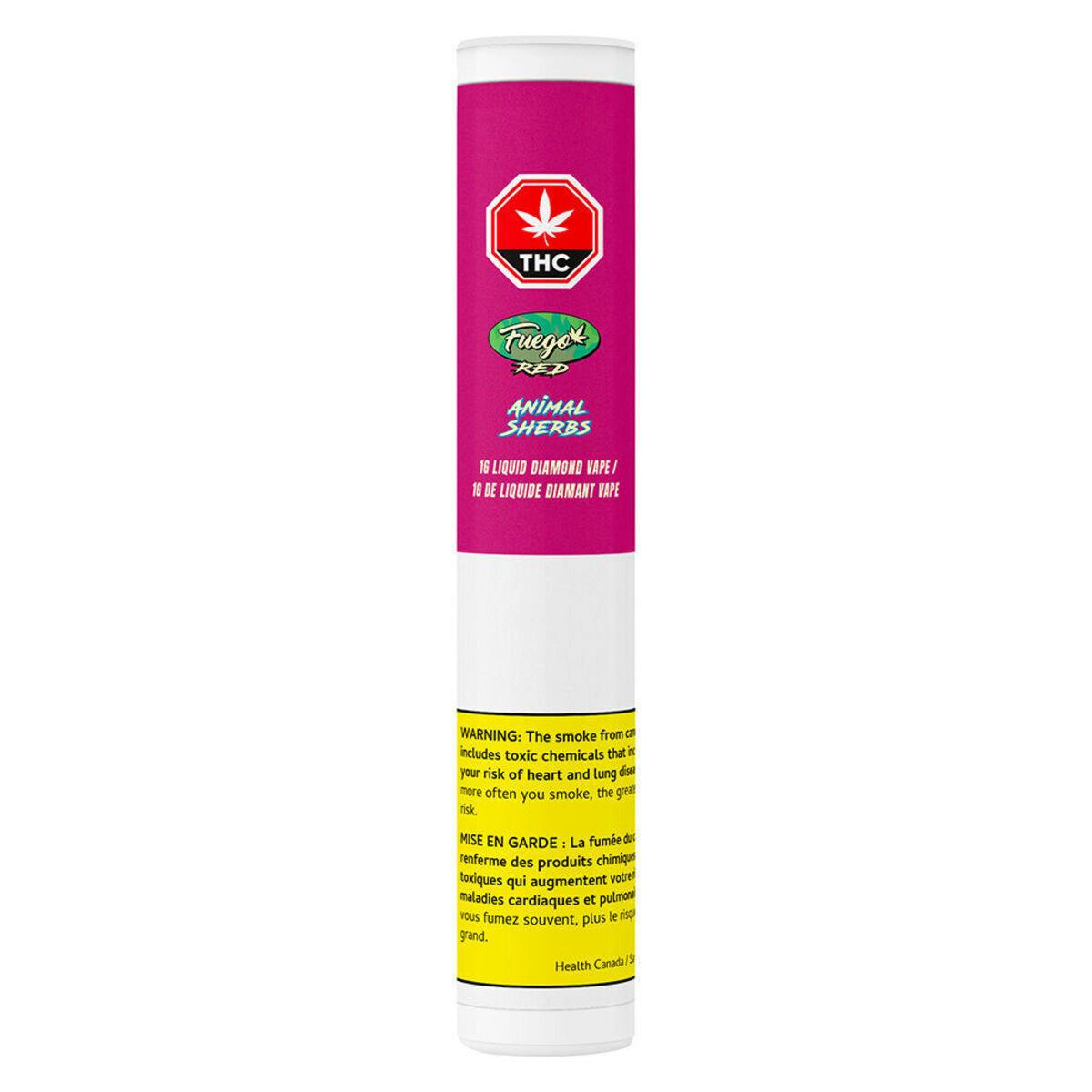 Animal Sherbs Liquid Diamond Vape 510 Thread Cartridge - 1g