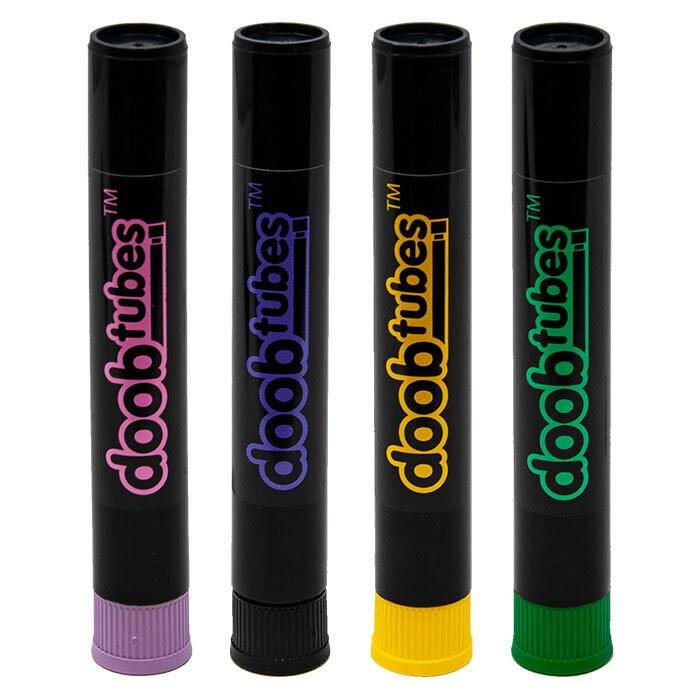 Doob Tubes - Small - Black tube w/ Coloured logo
