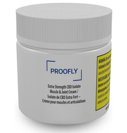 PROOFLY - Extra Strength CBD Isolate 2000 THC Free Relief Muscle Joint - 100g