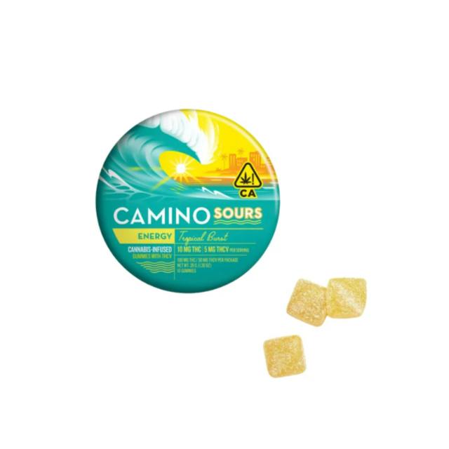 100MG CAMINO TROPICAL BURST THCV SOUR GUMMIES