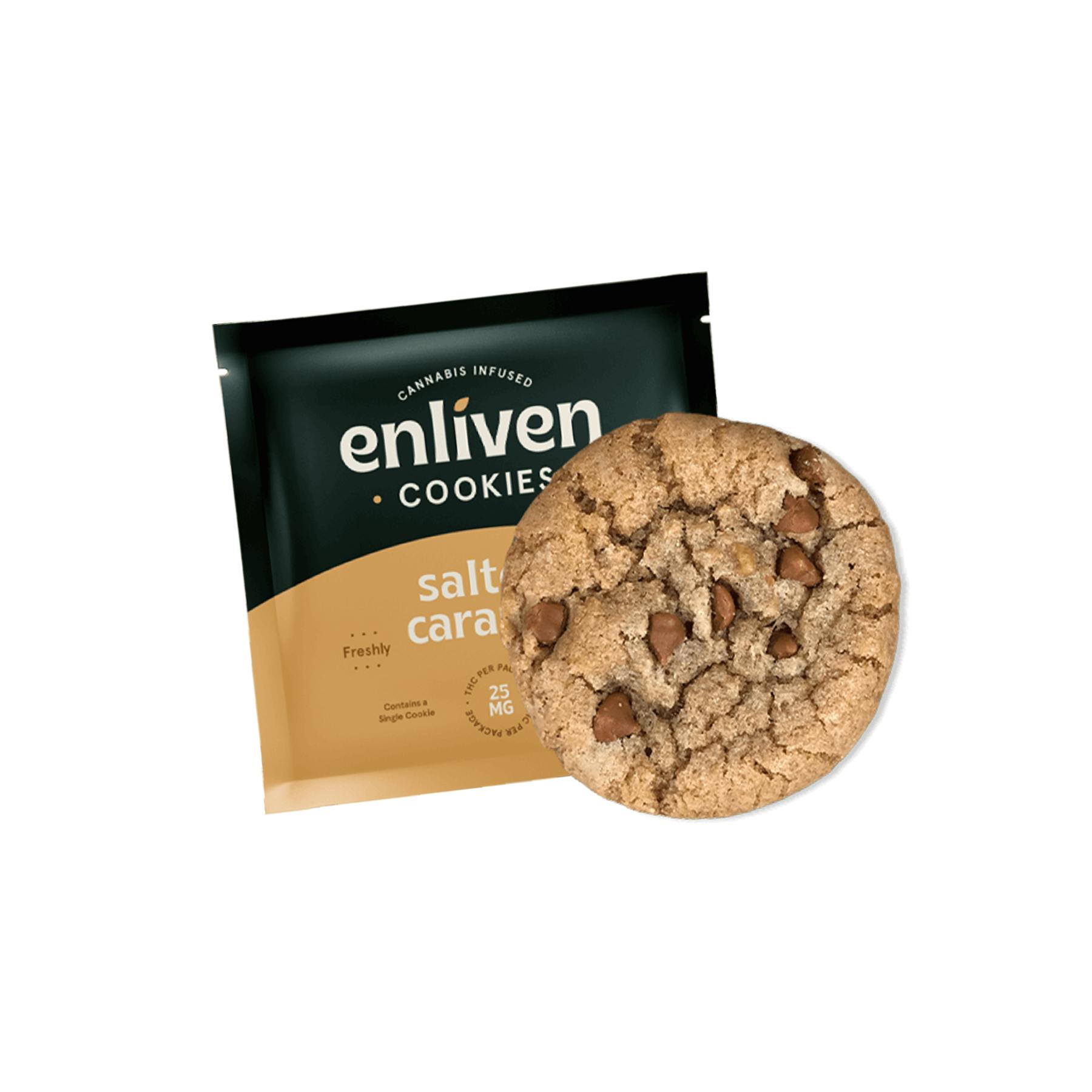 50MG SALTED CARAMEL COOKIES 2PK
