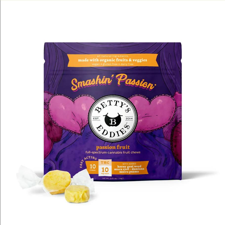 100MG SMASHIN' PASSION PASSION FRUIT TAFFY