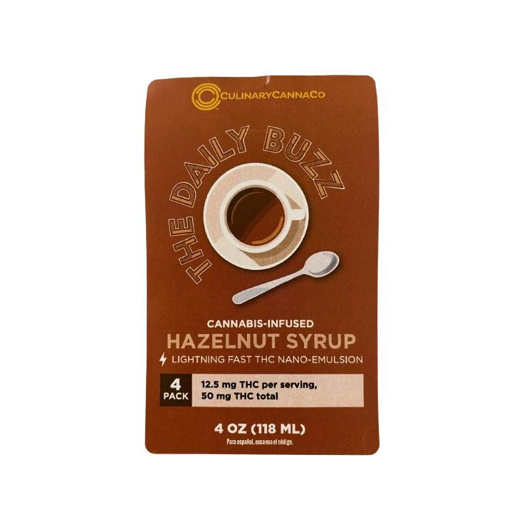 50MG INFUSED HAZELNUT SYRUP 4PK