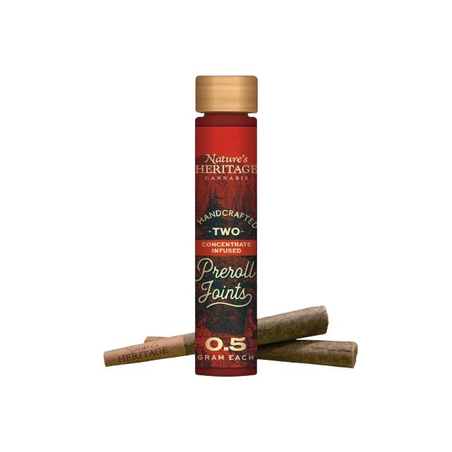 1G LAMB'S BREAD HASH INFUSED 2PK PREROLLS