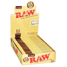 Raw Classic Rolling Papers - 1 1/4"