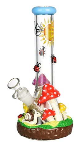 Pulsar Ladybug Shroom Beaker Water Bong
