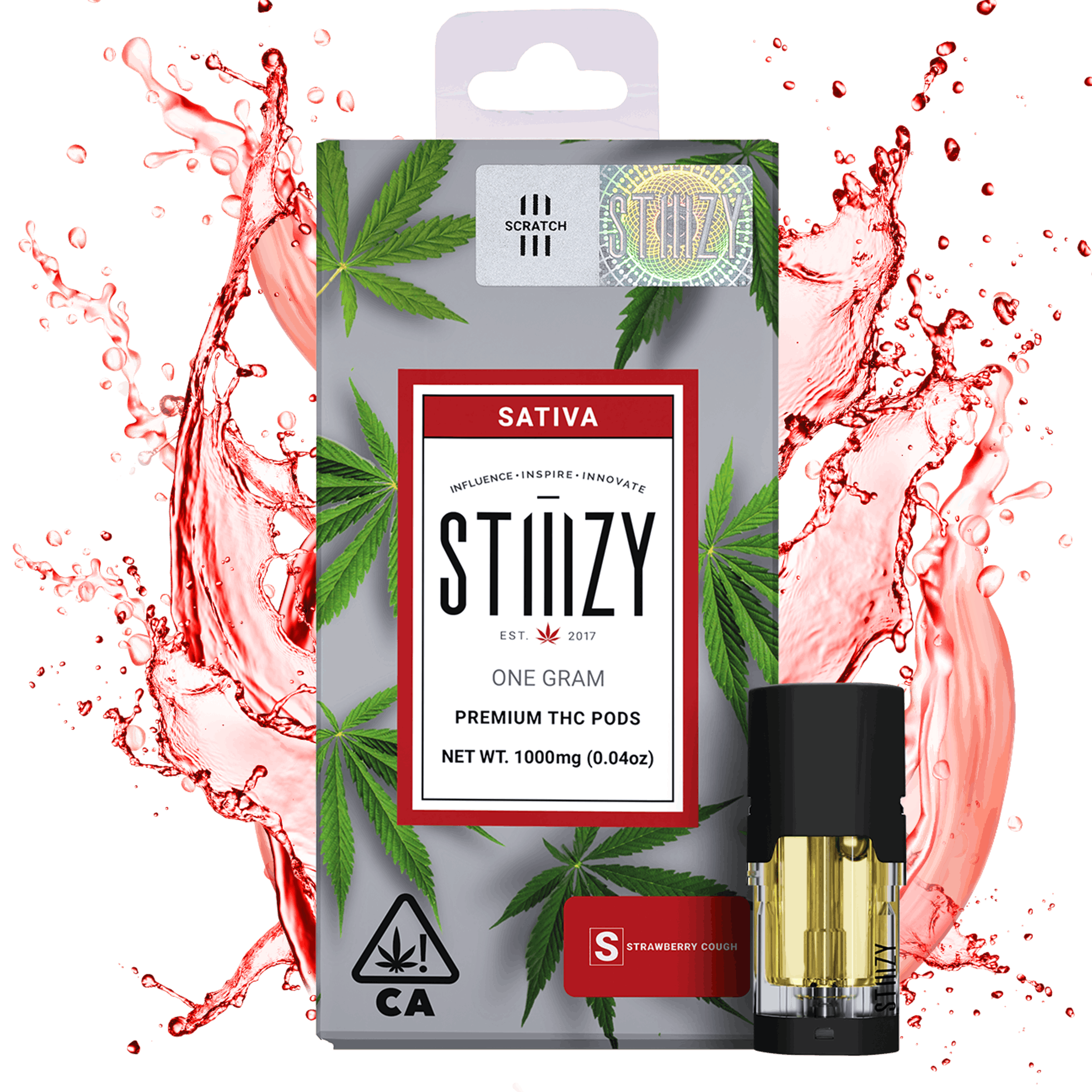 Stiiizy — Org Pods - Strawberry Cough