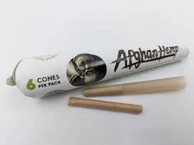 Afgan Hemp 1.25 Size Cones - 6 per pack - $4