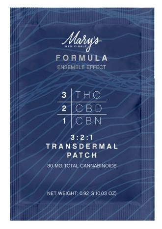 TRANSDERMAL PATCH - THE FORMULA 3:2:1