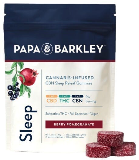 BERRY POMEGRANATE SLEEP: 5CBD:5THC:5CBN
