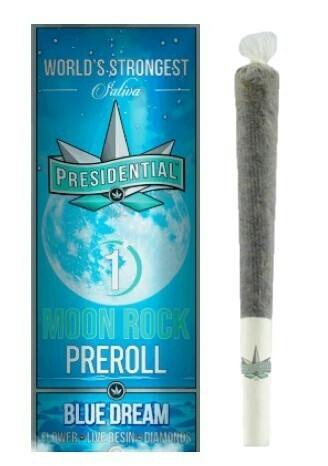 Blue Dream Moon Rock Preroll - 1G