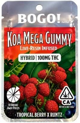 Tropical Berry x Runtz - 100mg Gummy