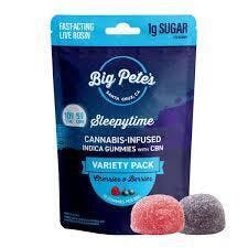 Big Pete's Gummies - Sleepytime THC:CBN 2:1 Cherries & Berries 10pk