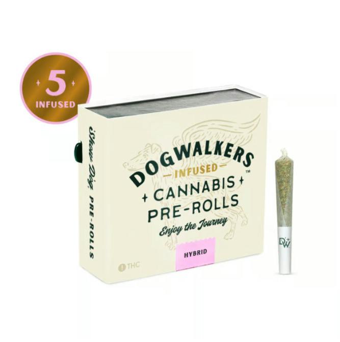 Mini Show Dogs Infused Jet Fuel OG Pre-Roll Pack 2.25g (5-Pack | 0.45g Each)