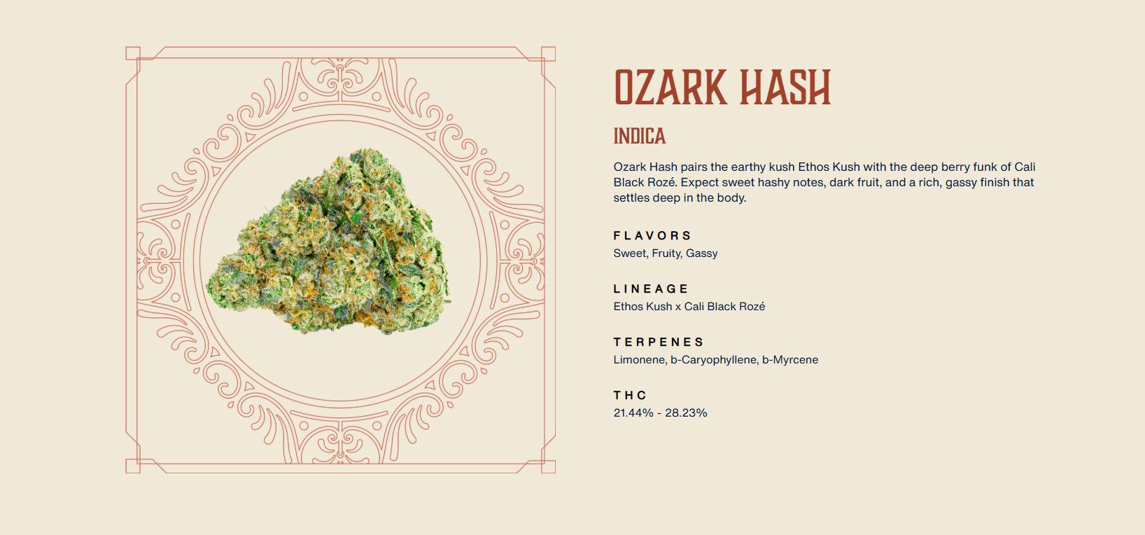 Ozark Hash Whole Flower