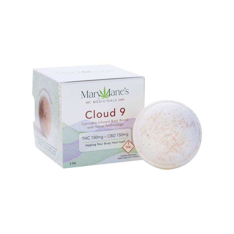 Mary Jane's Medicinals-Bath Bomb-5.5oz-1:1 CBD THC