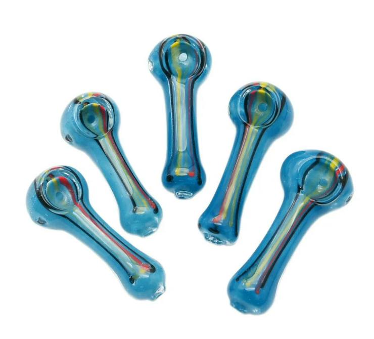 Jclp 25 Spoon Blue W/ Rasta Line