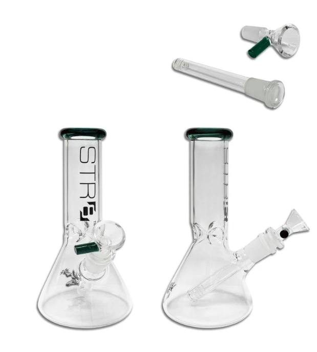 8 Beaker Water W/ Ice Catcher Blu