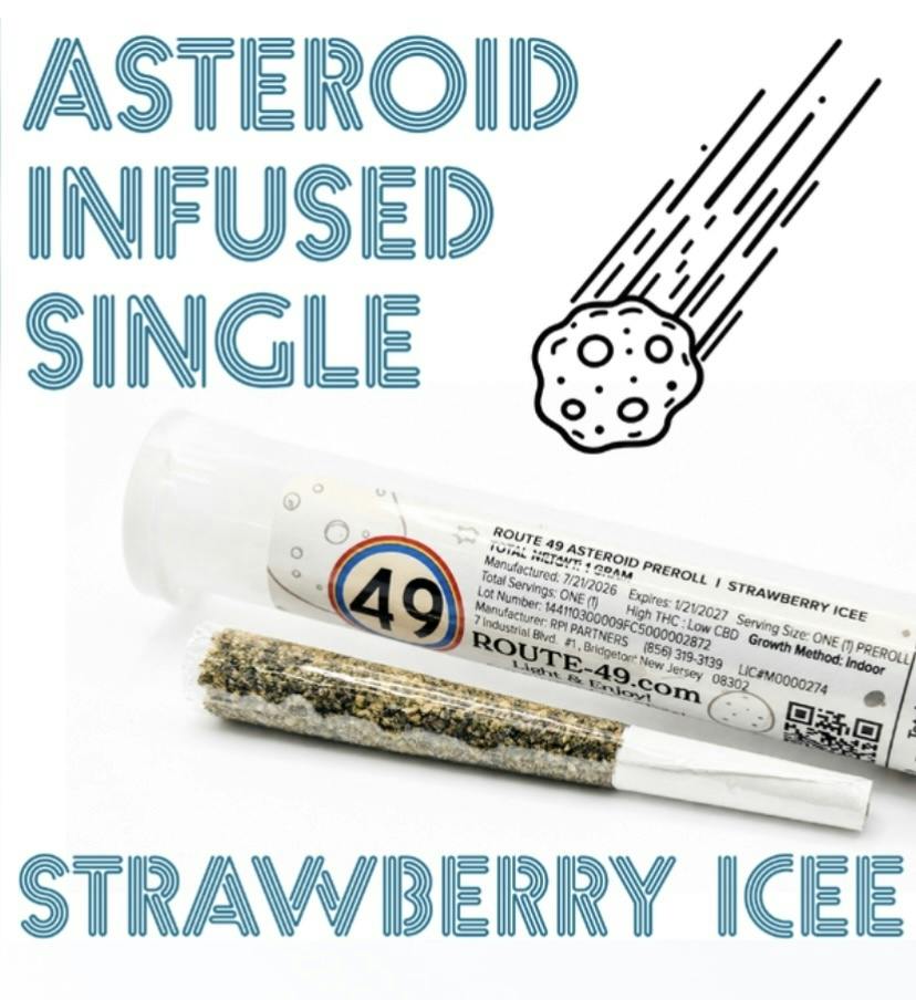 Route 49 Asteroids Strawberry Icee