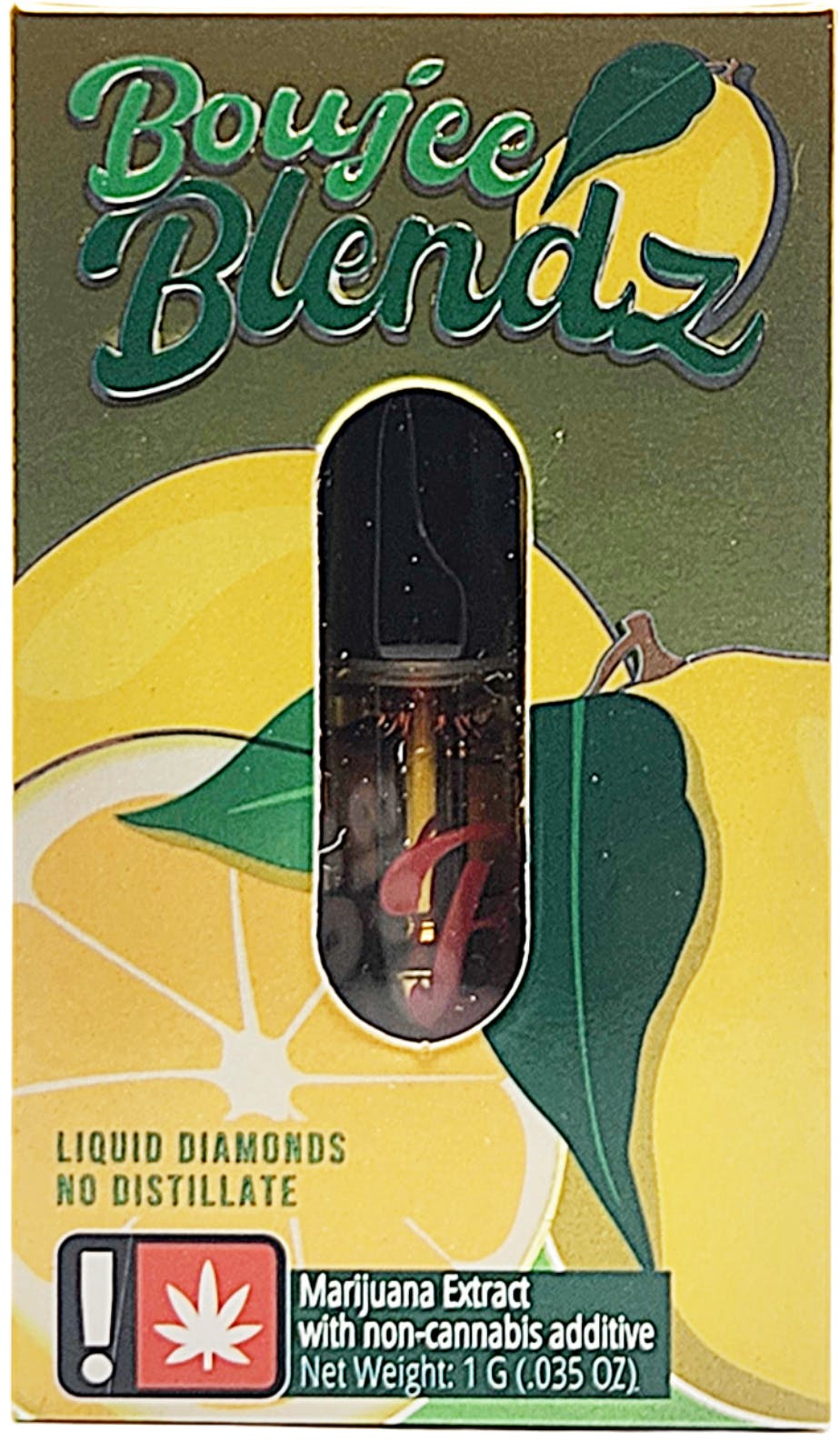 BoujeeBlendz- Lemon: BoujeeBlendz- Lemon 1G Cart