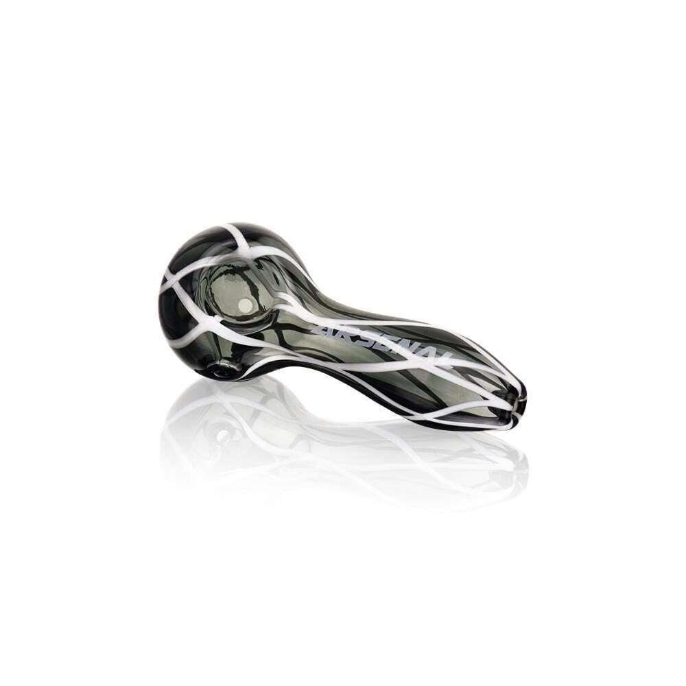 SMOKE ARSENAL - Glass WEB Hand Pipe - Bongs, Pipes and Rigs