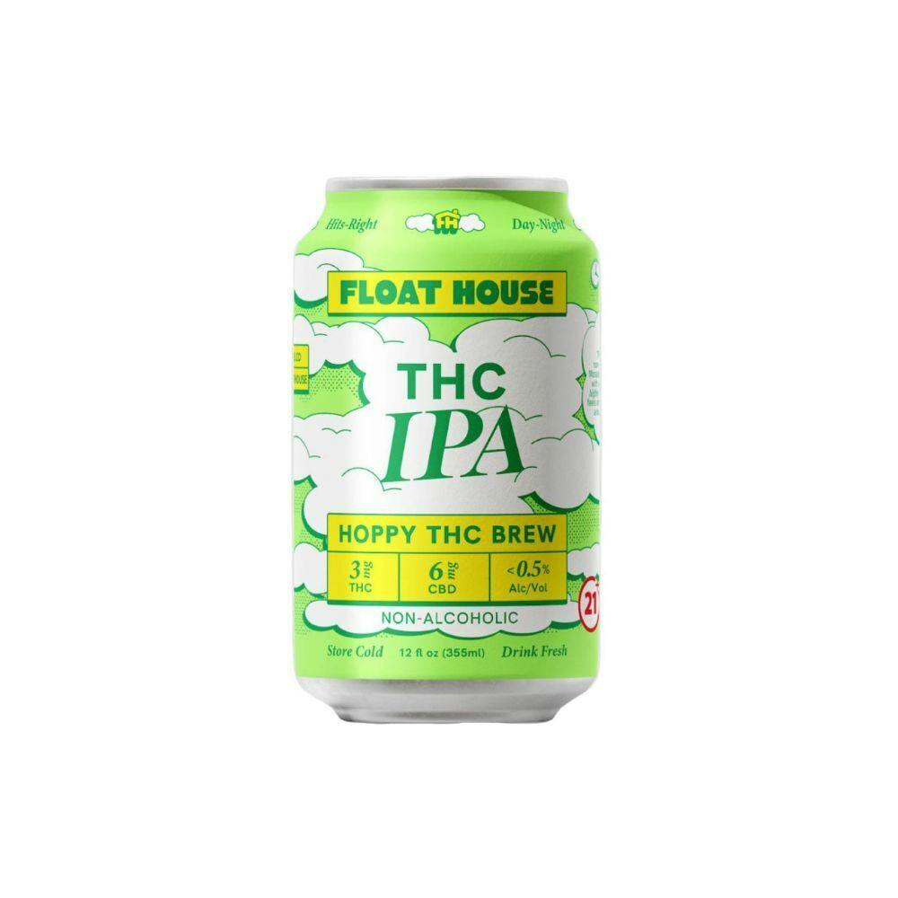 Float House - Hemp Derived THC IPA 12oz (3mg THC 6mg CBD) at Fine Fettle - Waterbury Dispensary