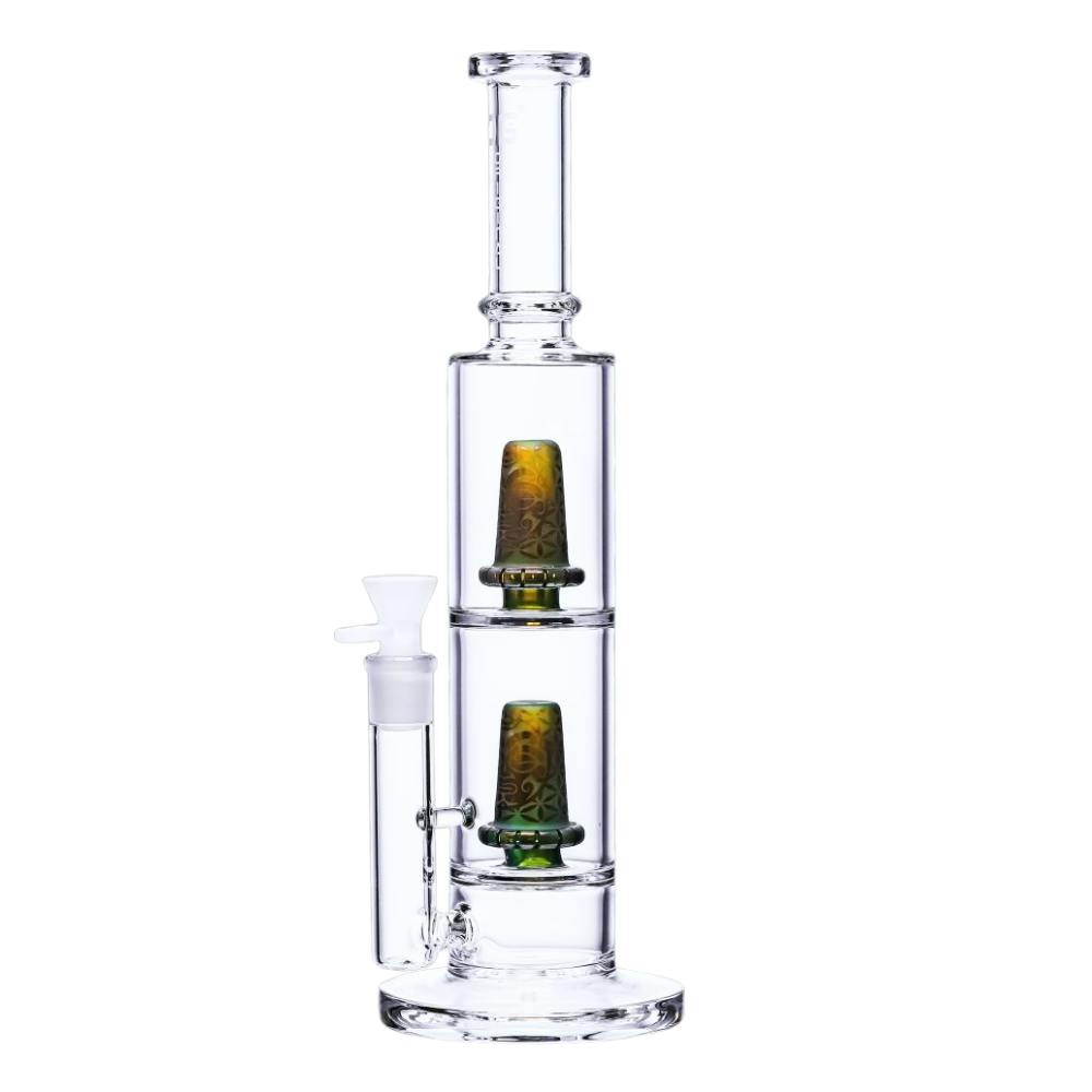 Bong - Colourful Showerhead Beaker - 15"