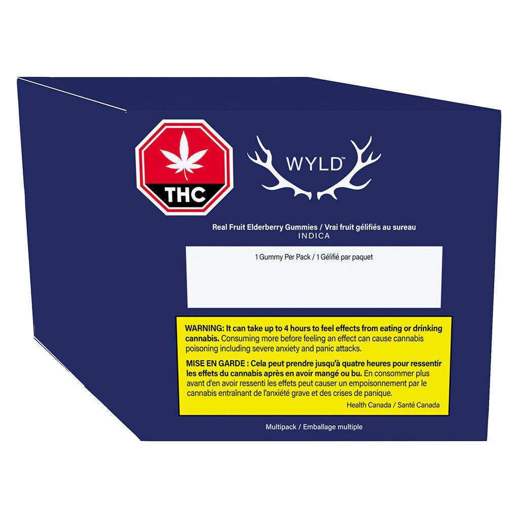 Real Fruit Elderberry Indica Gummies 2:1 THC:CBN - 10x1 Pack