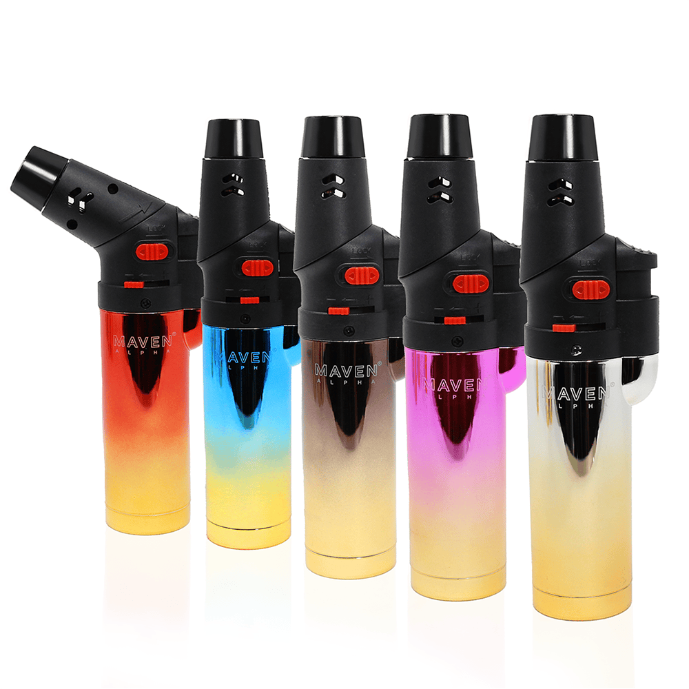 Torch Lighters - Alpha - Chrome