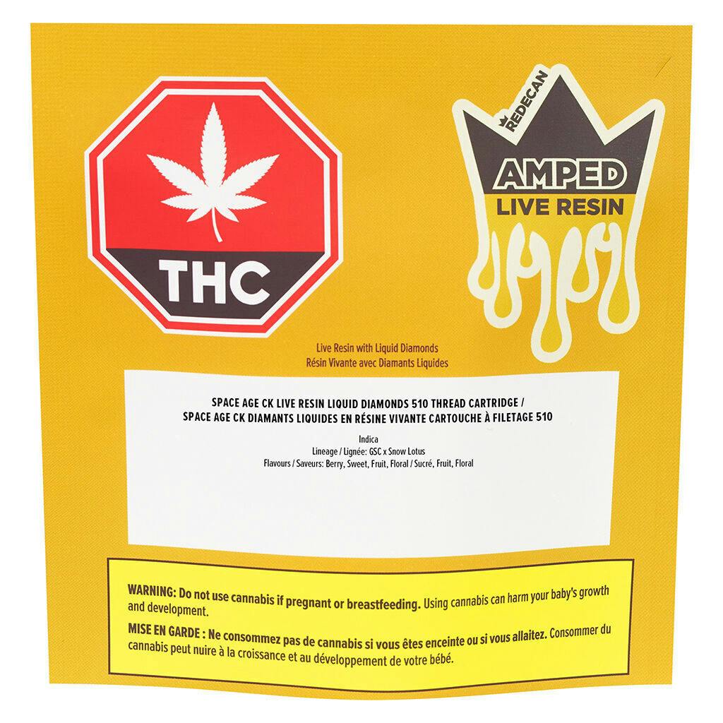 Amped Live Resin Space Age CK 510 Thread Cartridge - 1g
