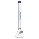 Coloured Rim Glass Beaker - 24" - Blue