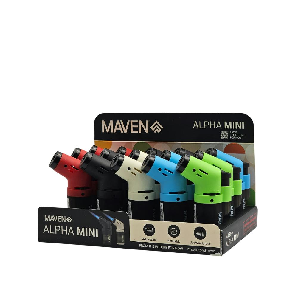 Torch Lighters - Alpha Mini - Assorted