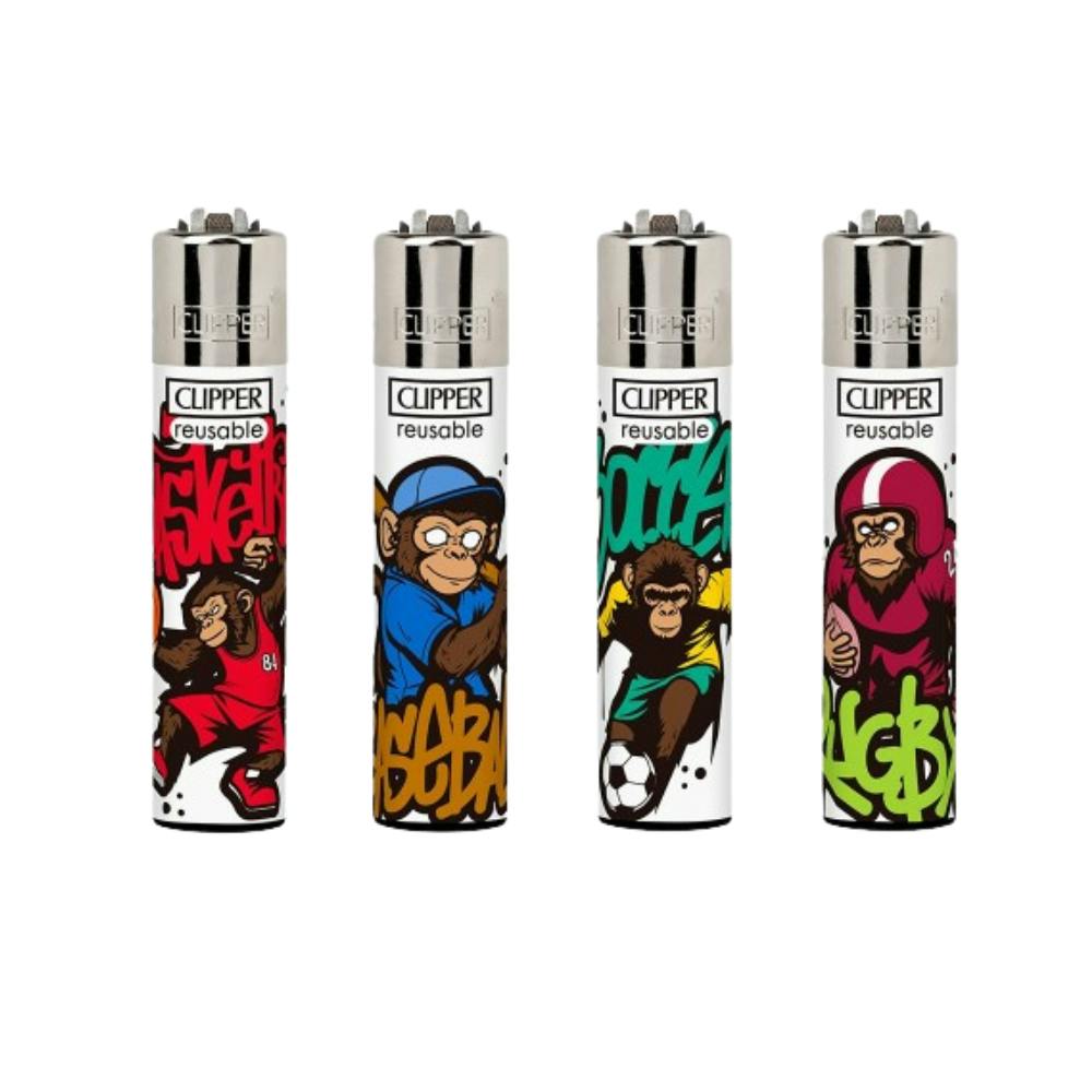 Lighters - Classic Large - Olympian Monkeys