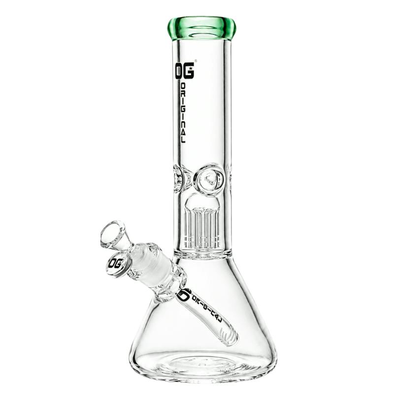 Bong - Tree Chamber Beaker - 12" - Green